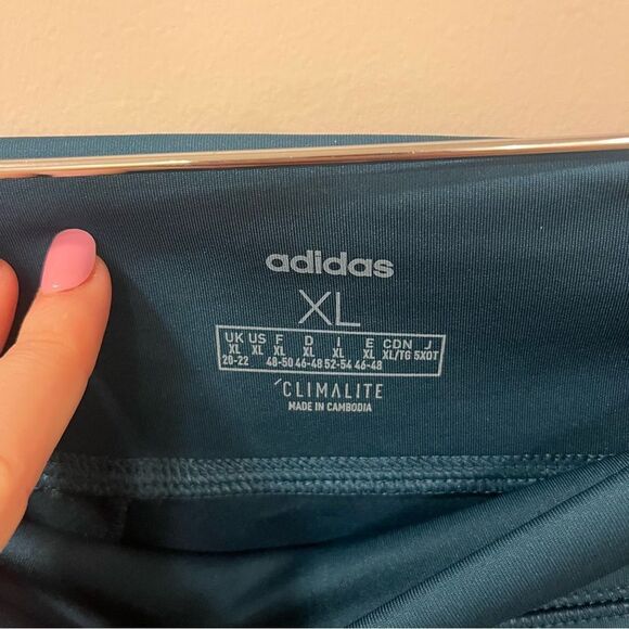 adidas Women's Designed 2 Move 7/8 Tights NEW XL Tech Mineral - Picture 11 of 16